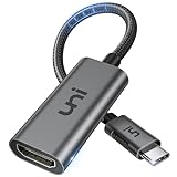uni USB-C to HDMI Adapter 4K@60Hz, Thunderbolt 3/4 to HDMI Adapter, HDMI to USB-C Adapter, Compatible with MacBook Pro/Air 2022, iPad Pro/Air, Surface Laptop, Dell XPS, Chromebook, Galaxy & More