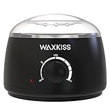 Waxkiss Wax Warmer, Wax Warmer for Professional Hair Removal with See-Through Lid and 14oz Wax Pot, At Home Waxing Heat Machine for Women Men