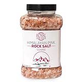 RoyalHouse, Himalayan Pink Salt - 5 lbs Coarse Grain Bulk in Jar, Pure Gourmet Crystals, Natural - Contains 84 Minerals, Suitable for Body Bath Scrubs, Table Salt - For Grinders & Salt Mills - Kosher