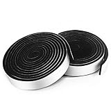 Smoker Gasket Seals, 3/4' Wide 1/8' Thick High Temp Grill Gasket Replacement, 15ft Long Self Stick Felt High Heat BBQ Gasket Tape for Pellet Smokers BBQ Lid