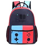 HSELOGI Gamer Backpack for Boys, Large Capacity Gaming Laptop Backpack, Video Game Daypack SchoolBag Gift for Game Lovers