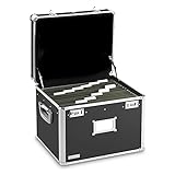 Vaultz Portable File Box - 17.5 x 14 x 12.5 Inch Legal/Letter Size Storage Box with Dual-Combination Locking for Document Filing and Organization