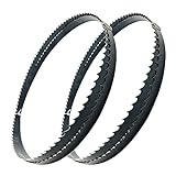 FOXBC 105 Inch x 1/4 Inch x 6 TPI Bandsaw Blades for Grizzly G0555, G1019, Shop Fox W1706, Delta 14', Jet 14' with Riser Installed - 2 Pack