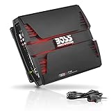BOSS Audio Systems PF1800 4 Channel Car Amplifier - 1800 Watts, Full Range, Class A-B, 2-4 Ohm Stable, Mosfet Power Supply, Bridgeable