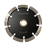 4.5' Diamond Crack Chaser Blades for Routing and Repairing Cracks in Concrete and Asphalt - 3/8' Width with a 7/8'-5/8' Non-Threaded Arbor