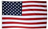 Tenby Living American Flag 3 x 5 ft. Heavyweight 2X Thick Polyester - UV Protected, Quadruple-Stitched Fly End, Double-Stitched Edges, Brass Grommet