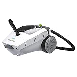 Steamfast SF-375 Deluxe Canister Steam Cleaner with 18 Accessories, Continuous Trigger, and Onboard Storage , White