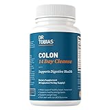 Dr. Tobias Colon 14 Day Cleanse, Supports Healthy Bowel Movements, Colon Cleanse Detox, Advanced Cleansing Formula with Fiber, Herbs & Probiotics, Non-GMO, 28 Capsules (1-2 Daily)