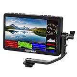 FEELWORLD F5 Pro V4 6 Inch Touch Screen DSLR Camera Field Monitor with 3D LUT F970 External Kit Install for Power Wireless Transmission IPS FHD1920x1080 4K HDMI Input Output 5V Type-c Input Tilt Arm
