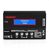 Tenergy TB-6AB Balance Charger Discharger 1S-6S Digital Battery Pack Charger for NiMH/NiCD/Li-PO/Li-Fe Packs w/ LCD Display Hobby Battery Charger w/ Tamiya/JST/EC3/HiTec/Deans Connectors + Power Supply