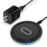 Wireless Charger Samsung Fast Charging Pad for Samsung Galaxy S23 Ultra/S22/S21/Z Flip 5, 15W Wireless Charging Station Charger Mat With QC 3.0 Adapter for Google Pixel 7a 7Pro 6,iPhone 14 13 12 11 SE