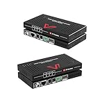 AV Access HDBaseT 4K HDMI Extender Over Single Cat5e/6/6a/7 Ethernet, HDMI 2.0 YUV4:4:4, EDID, PoE, Bi-Directional IR/RS232 Pass Through, HDR10, CEC, up to 4K@60Hz 130ft, 1080P@60Hz 230ft