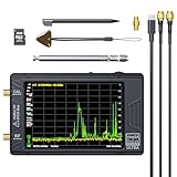 Taahira TinySA Ultra Spectrum Analyzer with 4.0' Touch Screen, Handheld 100kHz to 5.3GHz Frequency Analyzer with 32Gb Card, 2-in-1 Signal Generator 100kHz to 800MHz MF/HF/VHF UHF Input (2023 Upgraded)
