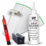 Wedge Guys Golf Grip Kits for Regripping Golf Clubs - Professional Quality - Options Include Hook Blade, 15 or 30 Golf Grip Tape Strips, 5 or 8 oz Golf Grip Solvent & Rubber Vise Clamp