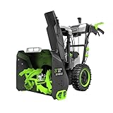 EGO SNT2410 24 inch Self-Propelled 2-Stage XP Snow Blower with Peak Power/Heated Handle Grips/Trigger-Controlled Steering, Battery and Charger Not Included