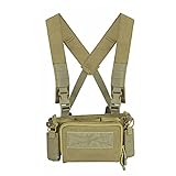 OAREA Camouflage Quick Release Tactical Vest Airsoft Ammo Chest Rig 5.56 9mm Magazine Carrier Combat Tactical Military