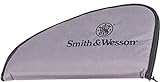 Smith & Wesson M&P Defender Handgun Case with Ballistic Fabric Construction and External Pockets for Shooting, Range, Storage and Transport