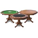 Hathaway Kingston Oak 3-in-1 Poker Table