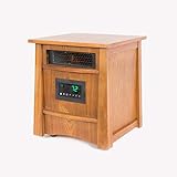 LIFESMART LifePro Corp Lifelux Series Ultimate 8 Element Extra Large Room Infrared Deluxe Wood Cabinet & Remote