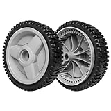 ranwin Front Drive Wheels Fit for HU Mower - Front Drive Tires Wheels Fit for HU Self Propelled Lawn Mower Tractor, Wheels for HU700F, Replaces 532401274, 2 Packs, Gray