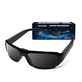 Ansxiy Waterproof Sunglasses Camera, Camera Smart Glasses Can Record Photos, Blue Light Filter & Polarized Glasses Lenses, Sports Sunglasses for Outdoor Cycling