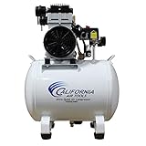 California Air Tools 10020CHAD Ultra Quiet & Oil-Free 2.0 Hp, 10.0 Gal. Steel Tank Air Compressor with Auto Drain Valve