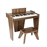 ZIPPY Kids Piano Keyboard, 37 Keys Digital Piano for Kids, Music Educational Instrument Toy, Wood Piano for 3+ Girls and Boys, Walnut Basic