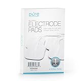 PurePulse TENS Electronic Pulse Massager Pads – Premium, Self-Adhesive Replacement Electrode Pads Compatible with PurePulse and Most Other TENS Units (Total of 4 Pads)