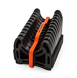 Camco Sidewinder RV Sewer Support | Made from Sturdy Lightweight Plastic | Curve Around Obstacles and Won't Creep Closed | 20 Feet | Black | (43052)