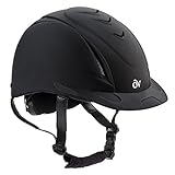 Ovation Deluxe Schooler Helmet, Size: M/L (467566BLK-M/LG)