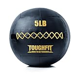 ToughFit Soft Wall Ball - Medicine Ball Set for Cardio Fitness Exercise - Weighted Med Ball for Strength and Conditioning Exercises, Cross Training Lunge, and Partner Toss (5LB)