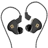 KBEAR KS1 Earphones in Ear Monitor Super Bass Wired Earbuds, Crystal Clear Sound IEM Headphones, High Resolution Noise Canceling Ear Monitors Headphone for Singers Musician Audifonos Auriculares