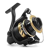 Ashconfish Spinning Fishing Reel, Graphite Body, 7+1 Stainless Steel BB, 5.0:1 Gear Ratio, Lightweight Spinning Reel for Freshwater Fishing, Come with 109 Yds Braided Line AF5000