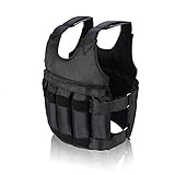 Dibiao Weight Vest for Men and Women,Take This Weighted Vest to Build a Good Shape A Gift to Your Family,Max Load 45lb Adjustable Weight Weighted Vest Black