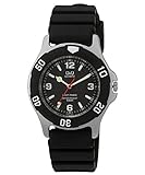 CITIZEN Q&Q(シチズン Q&Q) Cue & Cue Solarmate H950J002 Men's Watch, Analog, Solar, Waterproof, Urethane Strap, Black Dial, Black, Watch