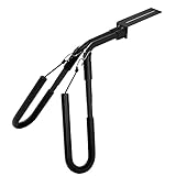 Surfboard Bike Rack, Anti Slip Longboard Bicycle Surfboard Racks for Shortboards, SUP Paddleboards, Adjustable Quick Release Bars for Easy Installation and Removal, Safe Driving (Black)
