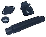 Rain Barrel Downspout Diverter Kit for 2x3 and 3x4 Downspouts (2x3 Downspout, Without Hole Saw)