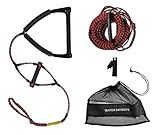 NIUTRIP Wakeboard Rope,Water Ski Rope with Floating Handle,2 Sections Water Sport Tow Line for Boating,Towable Tubes,Water ski, Wakeboard,Kneeboard,Phat Grip,Trick Handle,75ft,Storage Bag Included