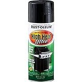 Rust-Oleum Paint 241169 High Heat Ultra Enamel Spray, Black, 12-Ounce, 12 Ounce (Pack of 1)