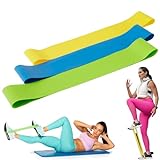Beachbody Resistance Bands for Booty and Thigh Workouts, Unisex Strength Workout Exercise Loops for Women & Men, Light, Medium & Heavy Resistance Levels, 12 Inch, 3 Pack