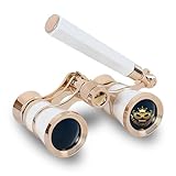 AiScrofa Opera Glasses Binoculars 3X25,Mini Binocular Compact Lightweight,with Chain for Adults Kids Women in Musical Concert