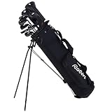 Robin Golf The Essentials 9-Club Women's Set — Complete Right-Handed Golf Clubs for Women 5'2''-5'10'' (Matte Black) — Sets Include Bag & Head Covers | for Beginners, Intermediate & Advanced Golfers