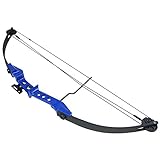 19-29 lb Blue Archery Hunting Compound Bow +Quiver +Armguard +Finger Tab +2 26' Arrows/Bolts 75 55 40 30 lbs Crossbow