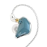 BASN Bmaster Triple Drivers in Ear Monitor Headphone with Two Detachable Cables Fit in Ear Suitable for Audio Engineer, Musician (Blue)
