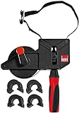 Bessey Tools VAS-23 2K Variable Angle Strap Clamp with 4 Clips,,Black with red handle