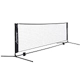 Aoneky Mini Portable Tennis Net for Driveway - Kids Soccer Tennis Net for Backyard or Beach - Family Pickleball Tennis Game Toy for Boys Children Aged 6+ Years Old (10 Feet)
