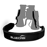 BlueCabi Neoprene Neck Shoulder Strap for Cameras and Binoculars - Comfortable Adjustable Fit for Men and Women with Anti Slip Material - Lightweight Design for Binocular Telescopes, and Rangefinders