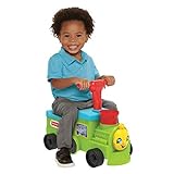 Fisher-Price Ride On for Kids and Baby Tootin’ Train Ride-On, Blue