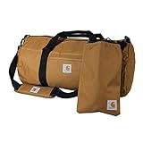 Carhartt Trade Series 2-in-1 Packable Duffel with Utility Pouch, Carhartt Brown, Medium (21.5-Inch)