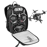 Smatree Professional Backpack for DJI FPV Combo,Hard Backpack Waterproof Backpack Bag for DJI FPV Drone Accessories, No Deed Remove Propeller, Ready to Fly